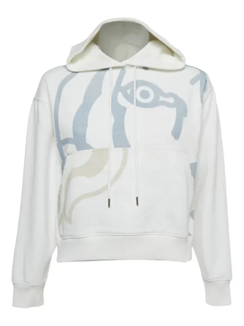 Kenzo Pre-Owned cotton hoodie White 1222563