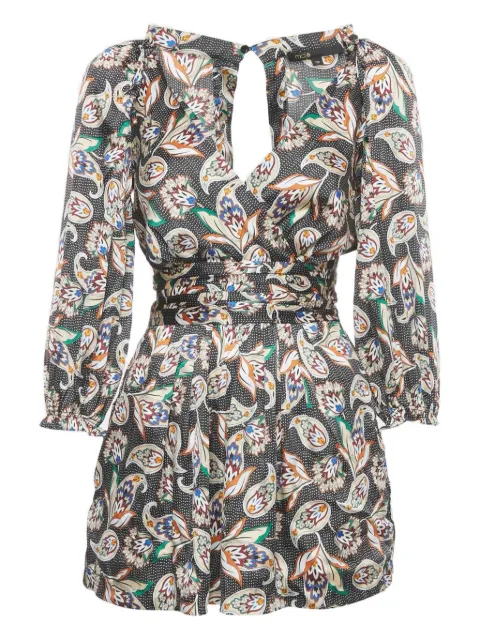 Maje paisley playsuit Black 1226360