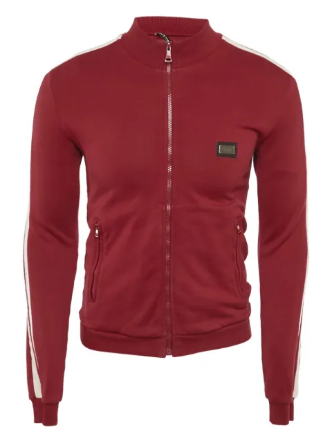 Dolce & Gabbana Pre-Owned Appliqué stripe jacket Red 1214985