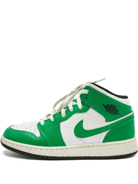 Jordan Jordan 1 Retro leather high-top sneakers Green 1212758