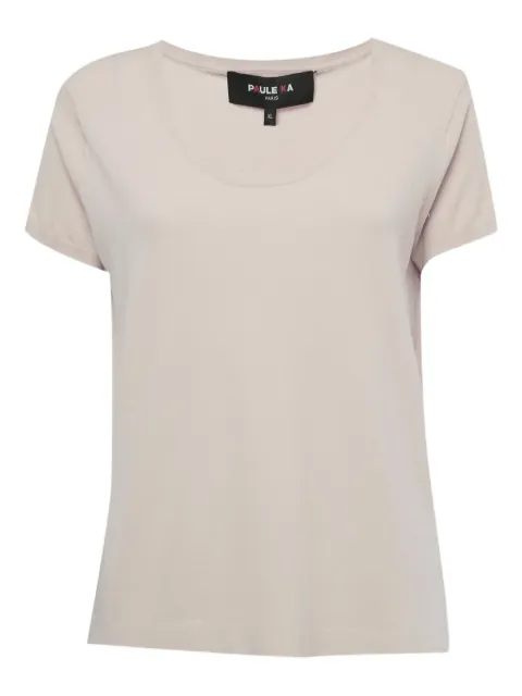Paule Ka short-sleeve scoop-neck T-shirt Neutrals 1225983