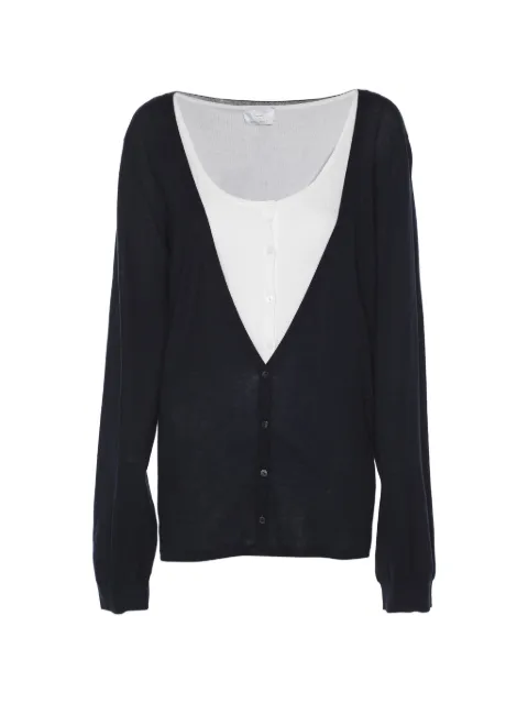Marina Rinaldi Voyage layered cardigan Blue 1185224