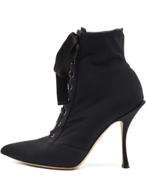 Dolce & Gabbana Pre-Owned lace-up boots Black 1216918