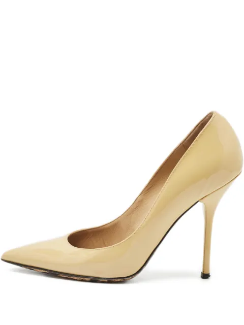 Dolce & Gabbana Pre-Owned pointed patent-leather pumps Neutrals 1192578