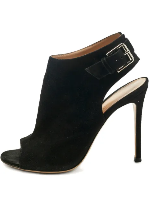 Gianvito Rossi slingback open toe sandals Black 1234200