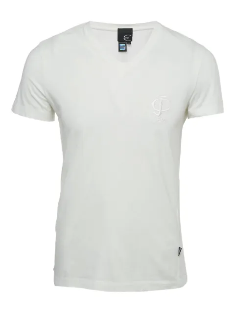 Just Cavalli Vintage logo-embroidery T-shirt White 1225027