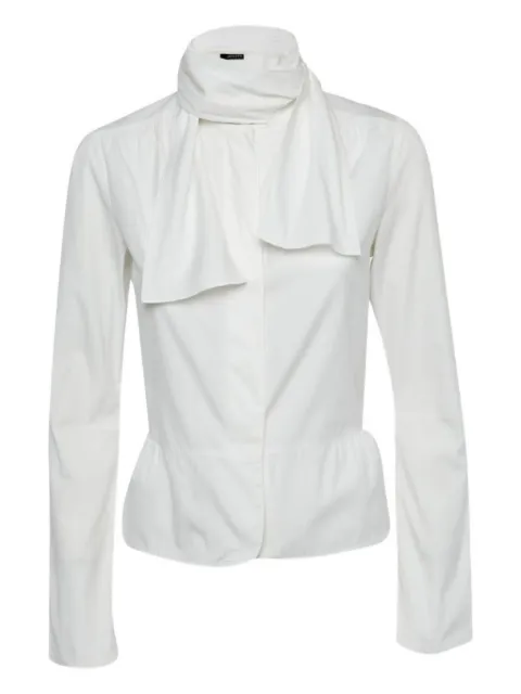JOSEPH neck-tie shirt White 1219129