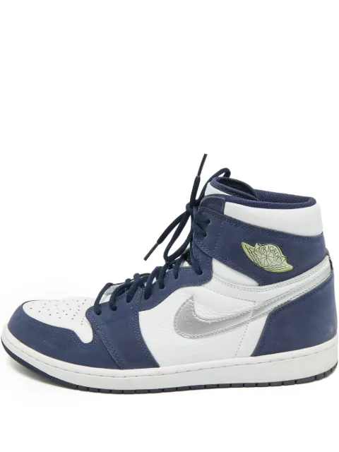 Jordan Air Jordan 1 suede leather sneakers Blue 1171517