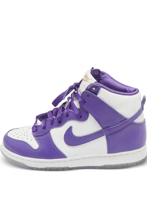 Nike high-top leather sneakers Purple 1165099