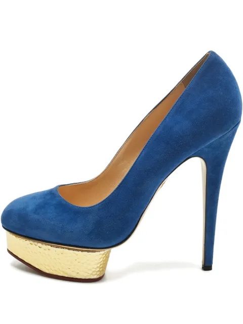 Charlotte Olympia dolly platform pumps Blue 1230201