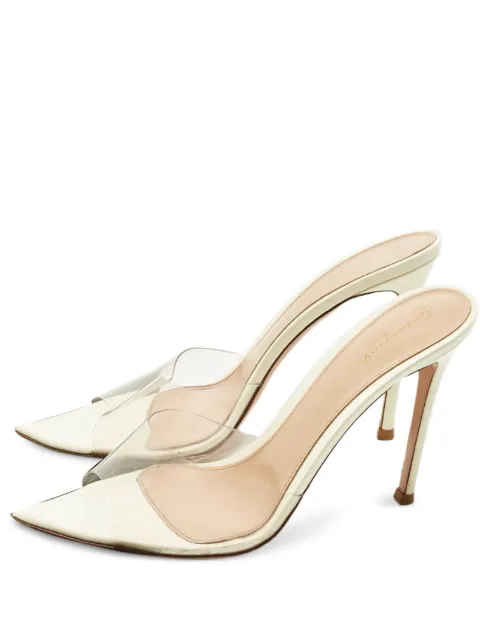 Gianvito Rossi Elle pointed sandals White 1234430