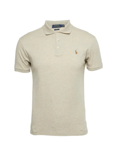 Polo Ralph Lauren Vintage embroidered-logo polo shirt Neutrals 1194909