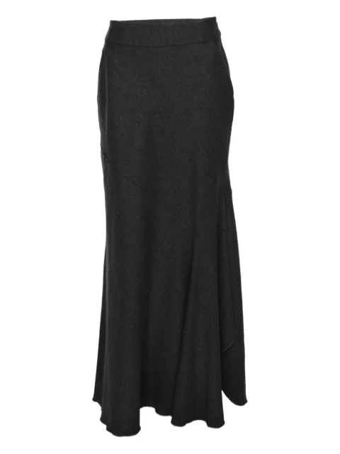 Max Mara wool pleated maxi skirt Grey 1183508
