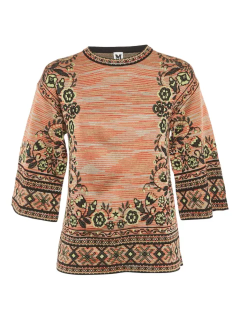 Missoni Pre-Owned floral-pattern top Orange 1216445