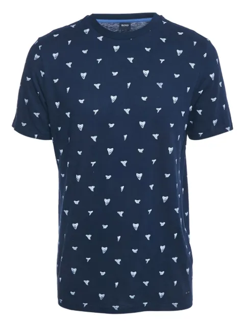 BOSS cotton T-shirt Blue 1194299
