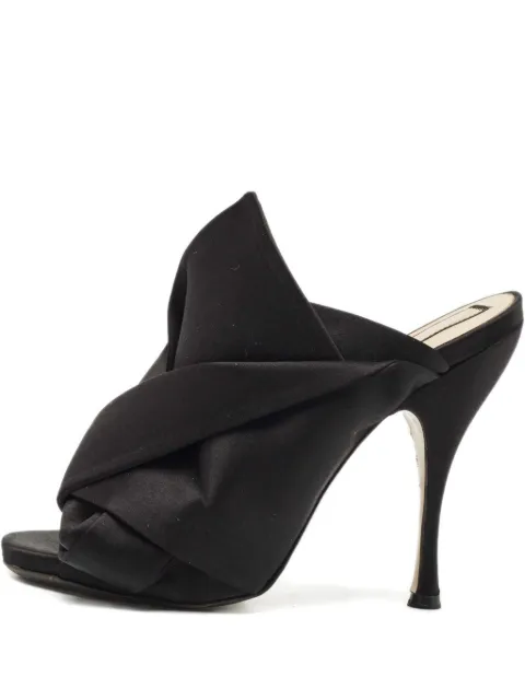 Nº21 peep-toe mules Black 1188793