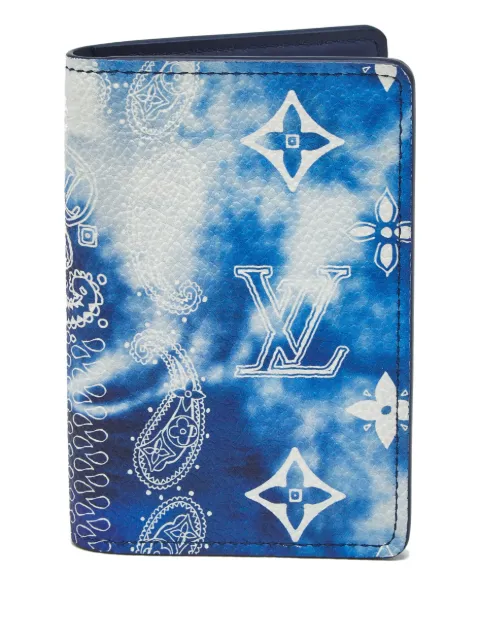 Louis Vuitton Pre-Owned monogram bandana leather pocket organiser wallet Blue 1189866