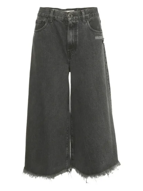 Off-White Pre-Owned faded raw-cut jeans Grey 1190920