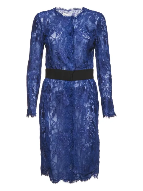 PUCCI Pre-Owned lace midi dress Blue 1190627