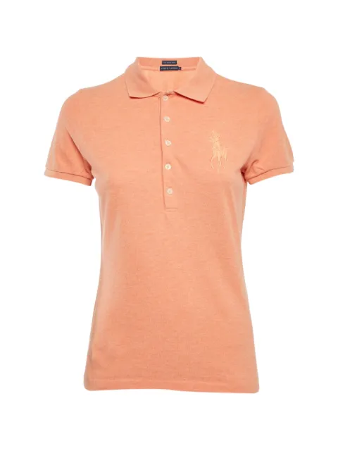 Polo Ralph Lauren Vintage logo-embroidered short-sleeve polo top Orange 1190030
