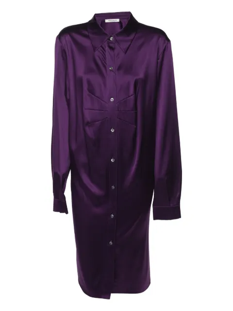 Marina Rinaldi longline silk shirt Purple 1186190
