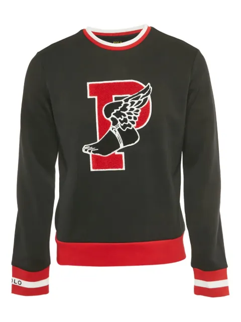 Polo Ralph Lauren Vintage logo-detail long-sleeve sweatshirt Black 1226017