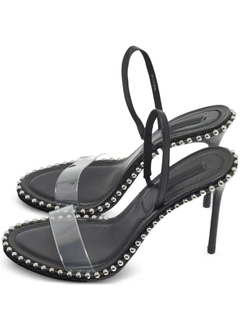 Pre-Owned Alexander Wang Nova studs sandals White 1187811