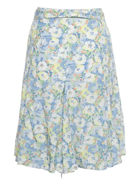 Polo Ralph Lauren Vintage floral-print wrap skirt White 1219797
