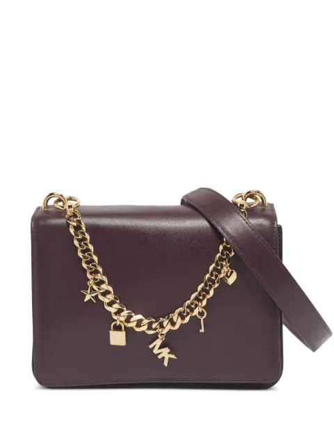 Michael Kors Vintage Mott chain charm shoulder bag Purple 1218067