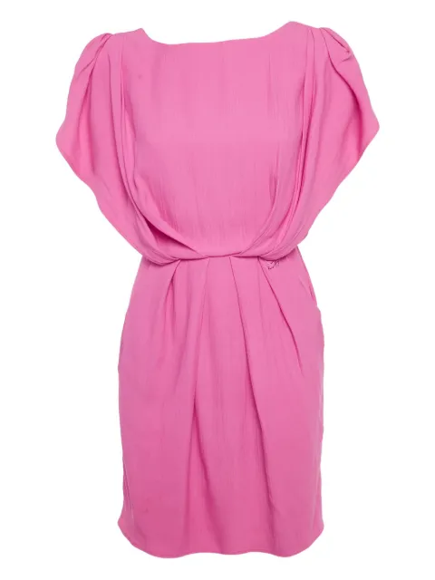 Blumarine crepe mini dress Pink 1209494