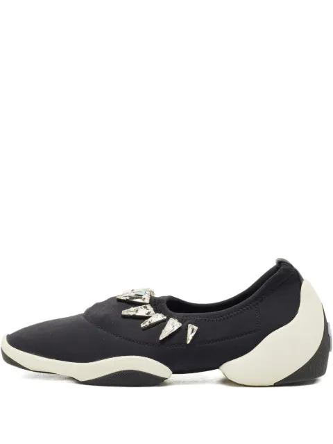 Giuseppe Zanotti Vintage crystal-embellishment sneakers Black 1178033