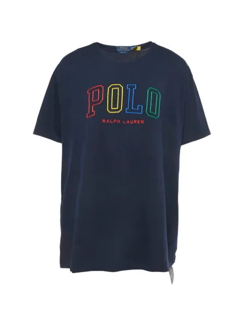 Polo Ralph Lauren Vintage logo-embroidered cotton T-shirt Blue 1231768