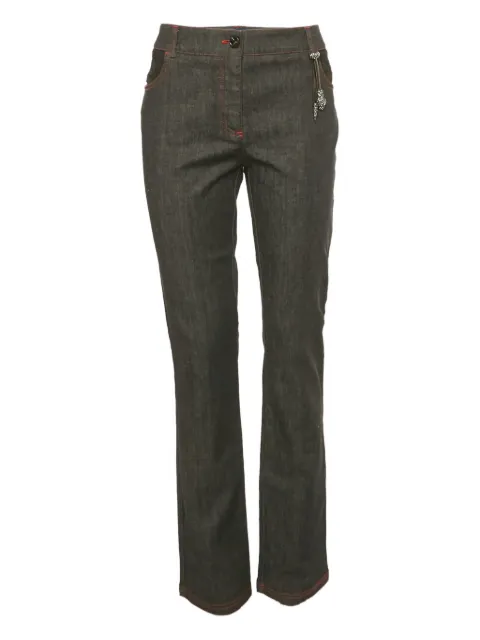 Cavalli Class serpent-detail jeans Grey 1223683