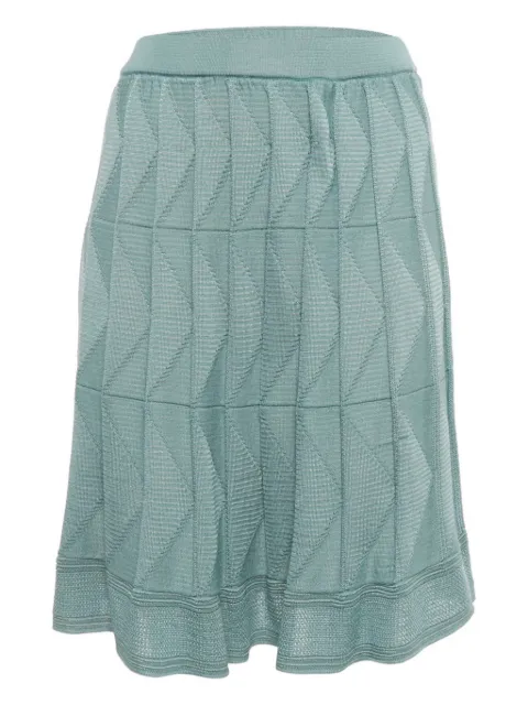 Missoni Pre-Owned knitted mini skirt Blue 1205648
