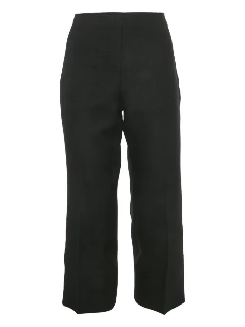 Gucci Pre-Owned pleated-front trousers Black 1209029