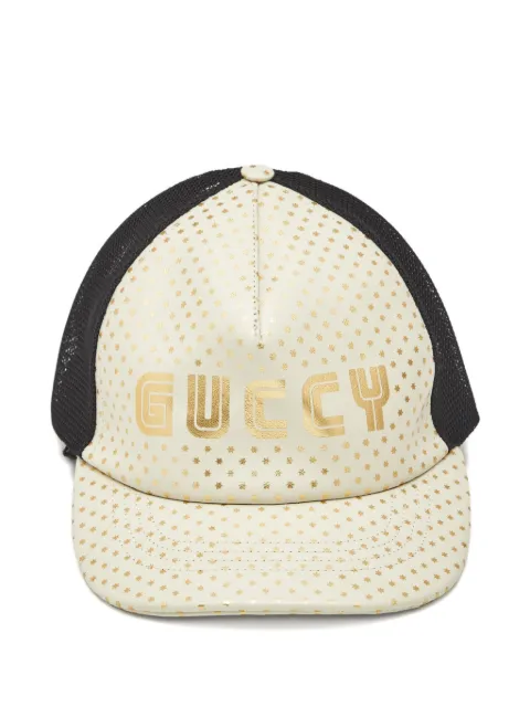 Gucci Pre-Owned logo baseball cap Neutrals 1158576