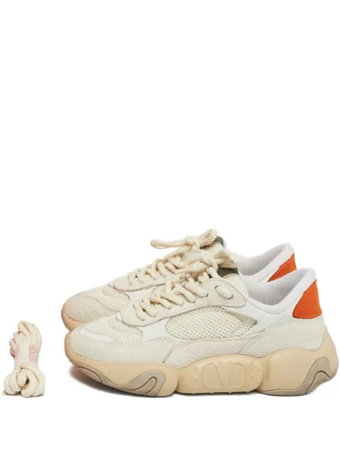 Valentino Garavani Pre-Owned logo-detail sneakers Neutrals 1235850