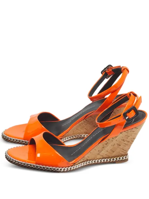 Giuseppe Zanotti Vintage chain sandals Orange 1215451