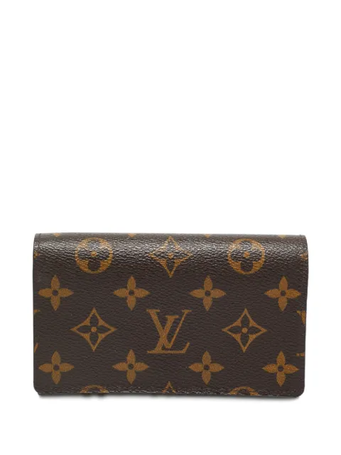 Louis Vuitton Pre-Owned 2011 Monogram-pattern leather wallet Brown 1221703