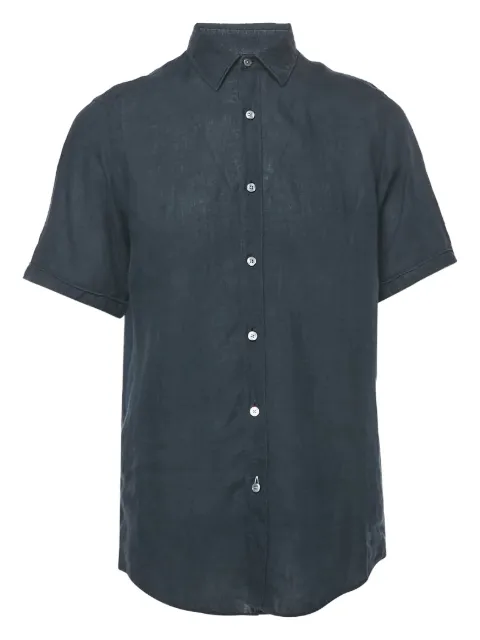 BOSS Luca linen shirt Blue 1184376