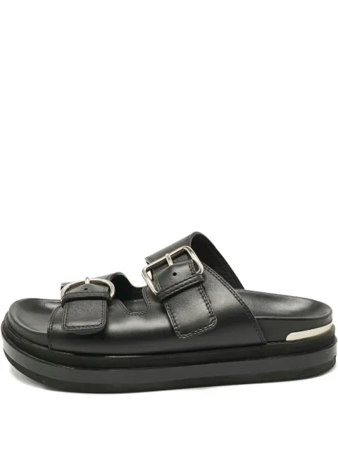 Alexander McQueen Pre-Owned leather sandals Black 1190662