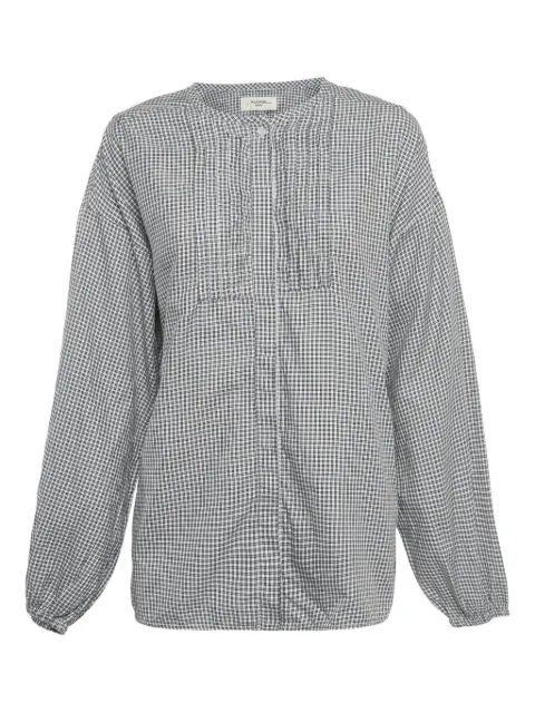 Weekend Max Mara button-down checked tunic White 1213050
