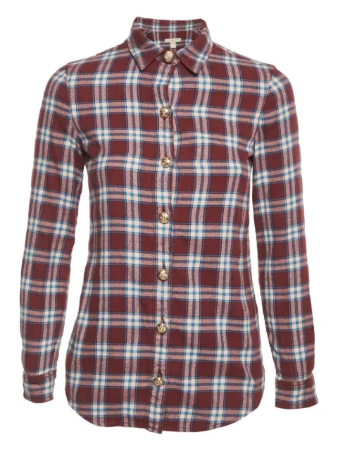 Burberry Pre-Owned check-pattern shirt Red 1190094