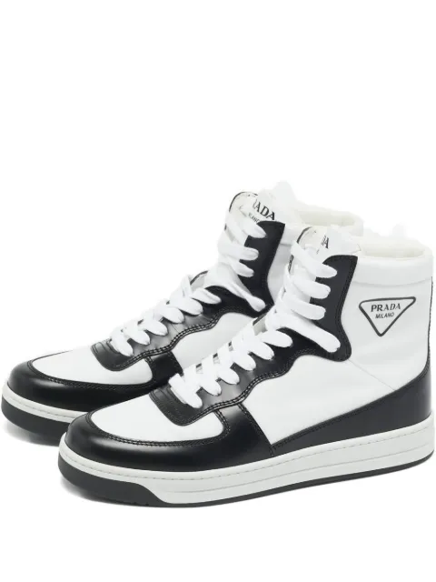 Prada Pre-Owned New Avenue leather sneakers White 1229084