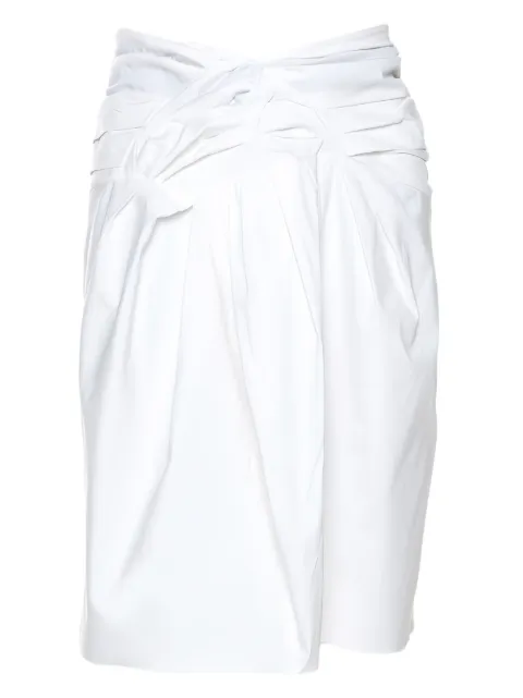 Christian Dior Pre-Owned bow midi skirt White 1222456