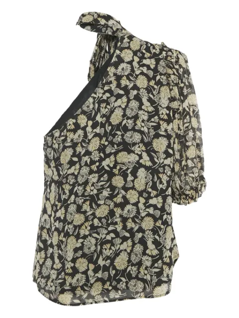 Polo Ralph Lauren Vintage floral one-shoulder top Black 1224223