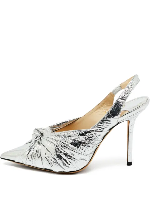 Jimmy Choo Pre-Owned Annabell leather pumps Silver 1204526