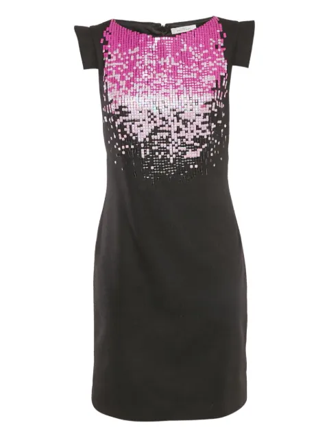 Versace Pre-Owned wool embellishment dress Black 1189926