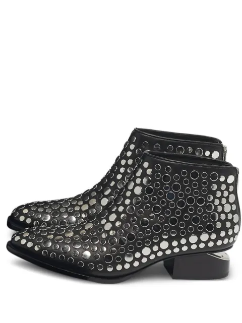 Pre-Owned Alexander Wang Kori studded ankle boots Black 1219713