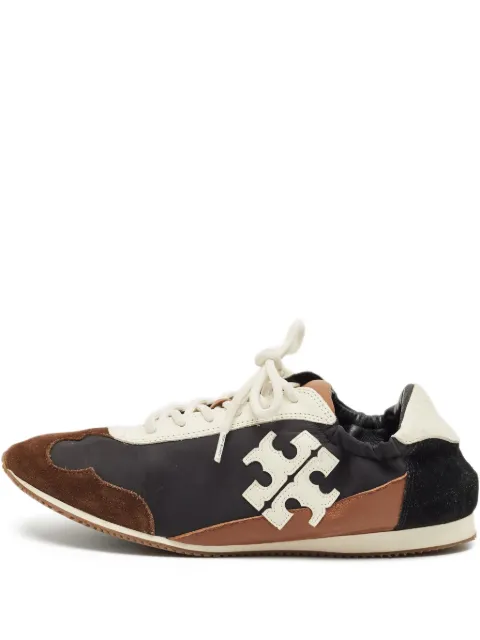 Tory Burch logo-detail lace-up sneakers Black 1227572